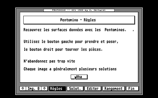 Pentominoes — screenshot 1